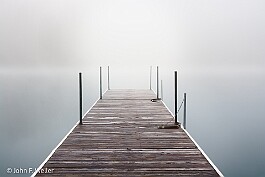 Dock in Mist null